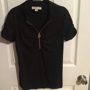 Michael Kors black polo shirt