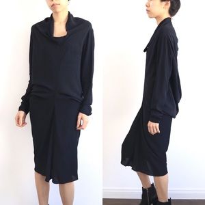 Vera Wang Long Sleeve Dress