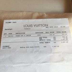 100% authentic Louis Vuitton speedy mm 30 Damier