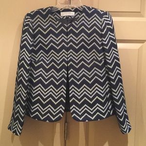 Chevron Jacquard Jacket