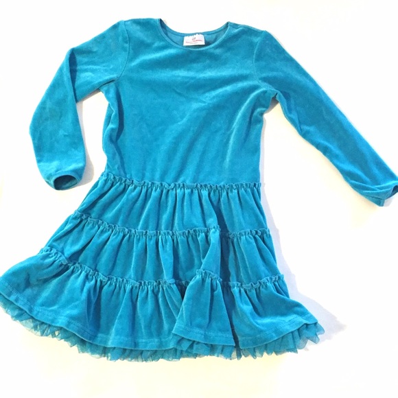 Hannah Andersson Blue Dress with Tulle
