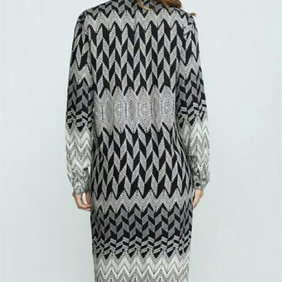 PRINTED SHIRT DRESS - Picture 2 of 3