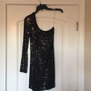 Sparkle One-Shoulder Dress