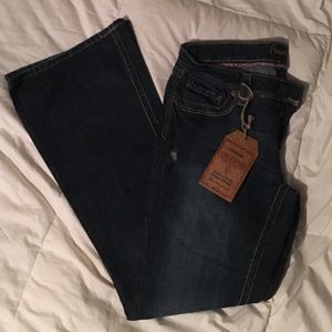 Amethyst "skinny flare" jeans