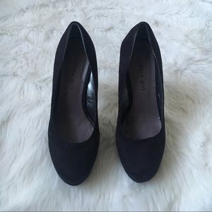 Steve Madden Shoes - Black Platform Suade Heels Steve Madden Shoes - Black Platform Suade Heels