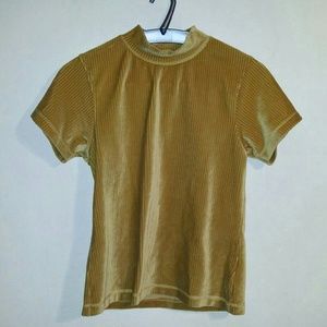 Arizona Vintage Velvet Mockneck Shirt