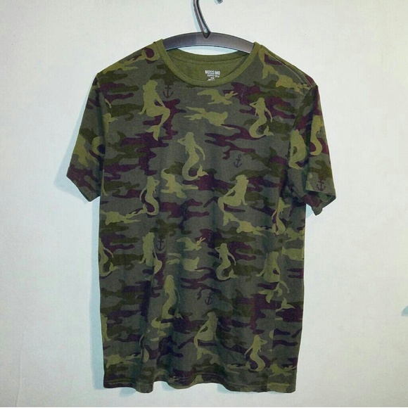 Mossimo Camo Mermaid Shirt