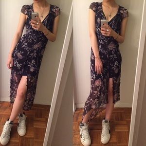 Floral maxi dress/new
