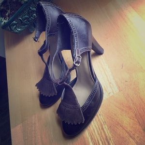 Worthington Brown Loafer Style Heels! 👠