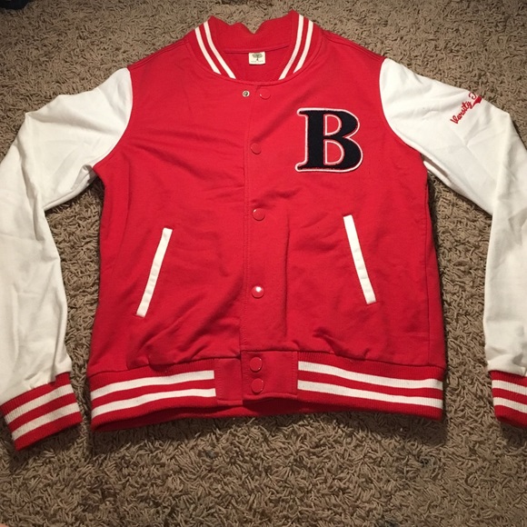 Faux Letterman Jacket