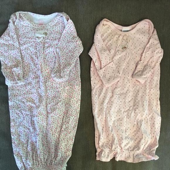 Carters infant gowns