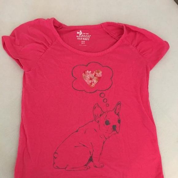 Short leave French bulldog shirt