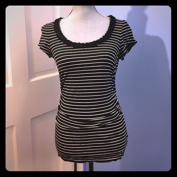 White House Black Market striped t-shirt