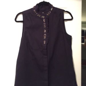 Jcrew sleeveless button down