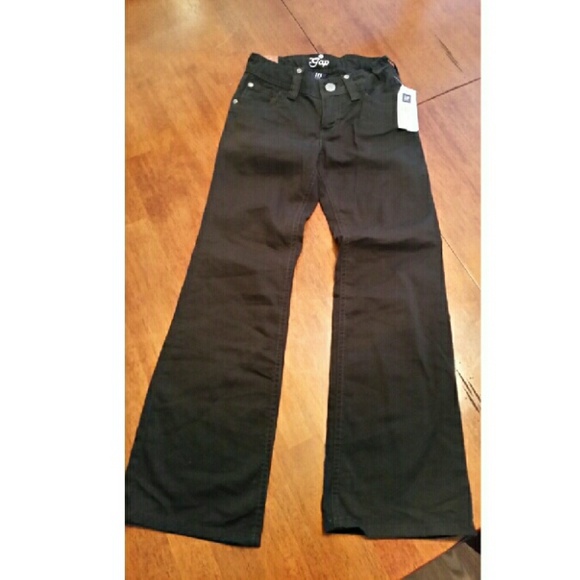 Gap-Boy's size 7 Slim Fit  Black Slacks