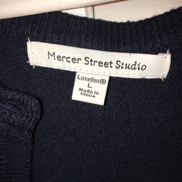 Navy Cardigan - Picture 3 of 3