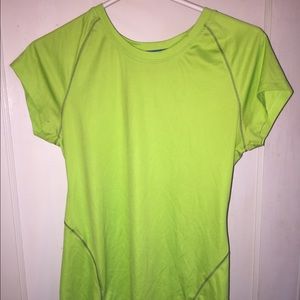 Neon women's workout shirt