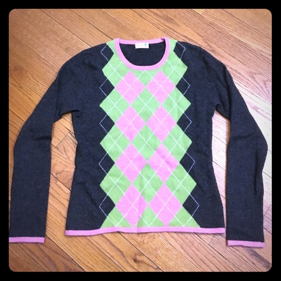 100% Cashmere, Argyle sweater