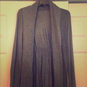 Express rib-inset sweater