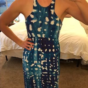 Cynthia Rowley blue maxi dress