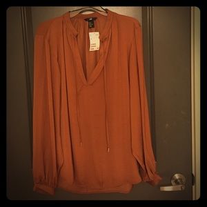 Flowy silk top
