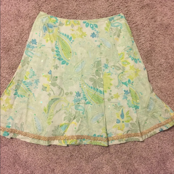 Skirt and cardigan