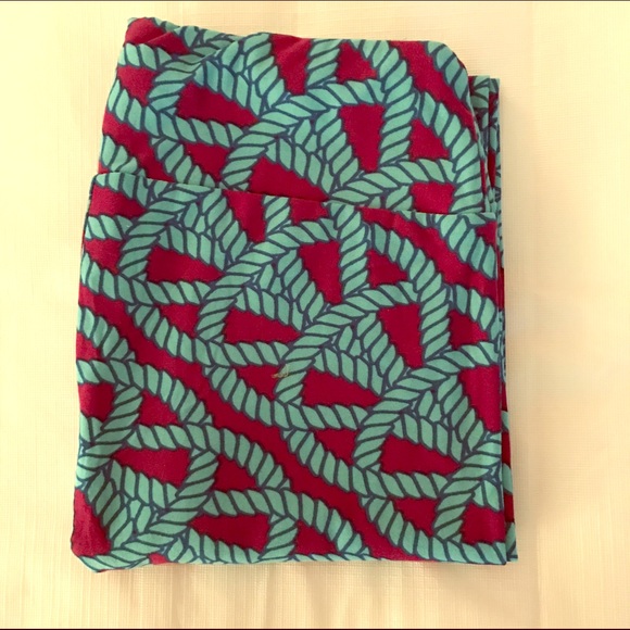 BNWT LulaRoe OS leggings - nautical knots