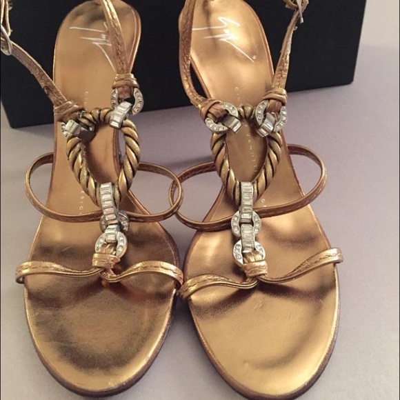 🎉Giuseppe🎉 Bronze Taz 100 Sandal