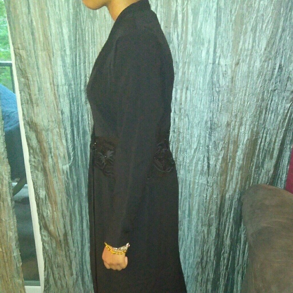 Black long sleeve dress size 8 - Picture 4 of 5