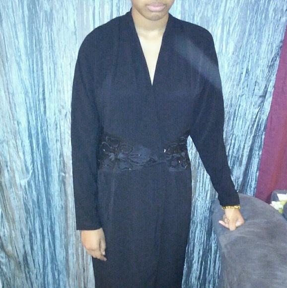 Black long sleeve dress size 8 - Picture 5 of 5
