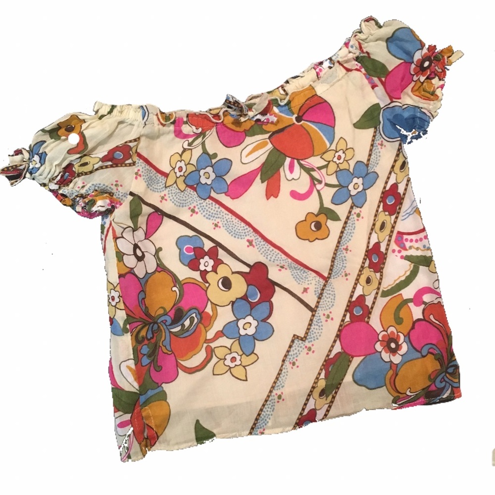 Peasant style floral Tshirt
