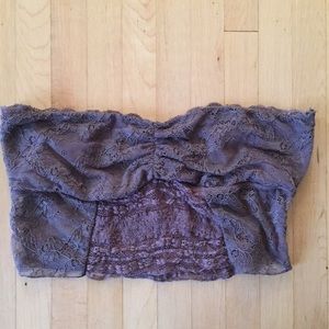 Free people Lace Bandeau Medium Purple
