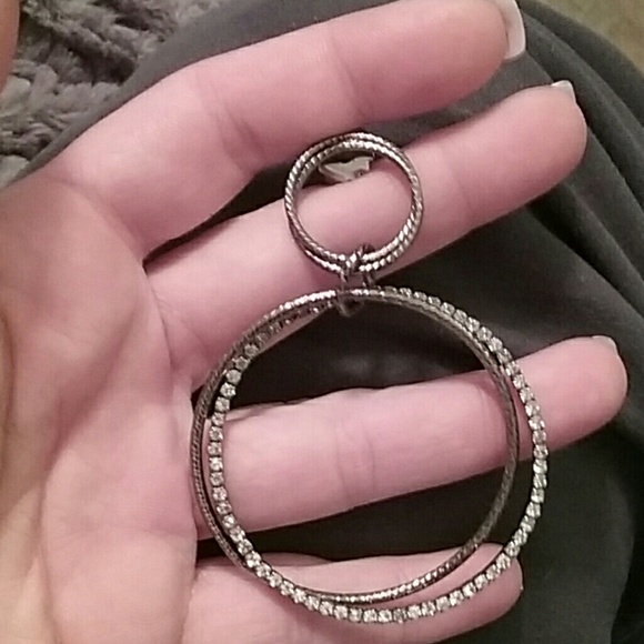 Crystal hoops - Picture 2 of 2