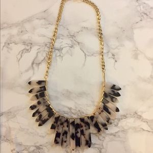 Tortoiseshell & Gold Necklace
