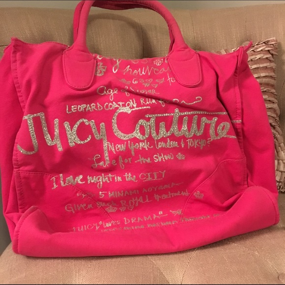 Large pink Juicy Couture bag