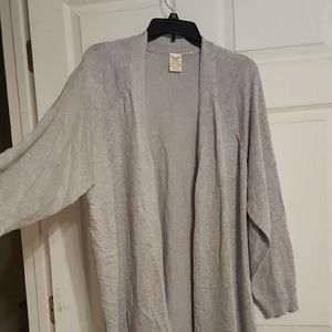 NWT Gray Faded Glory V-Neck Duster