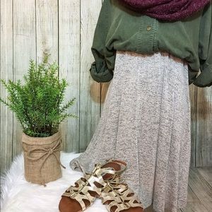 Gold Lace-Up Steve Madden Sandals