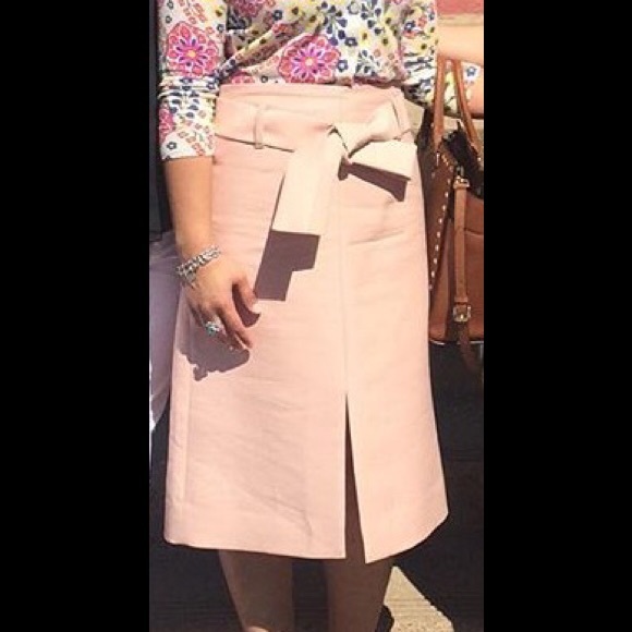 J. Crew collection A-line midi skirt