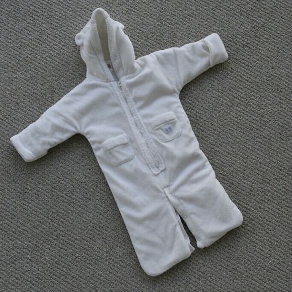 Baby Gap Convertible Fleece Bear Bundler - Picture 1 of 3