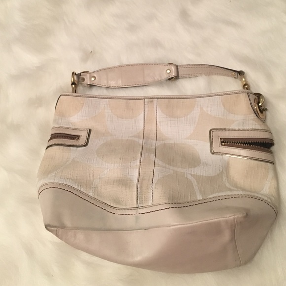 White Coach Mini Tote