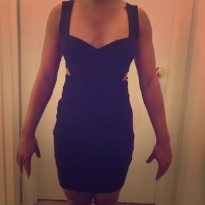 Little Black Caged Dress