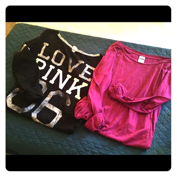Two Victoria Secret PINK tops - Picture 1 of 1