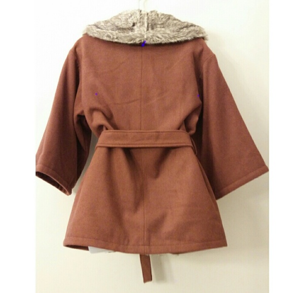 🎉Make an Offer🎉Wool Kimono Wrap Coat - Picture 3 of 4