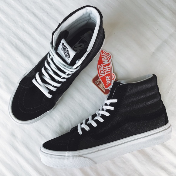 Vans Shoes - Vans Sk8-Hi Leather + Suede Sneakers