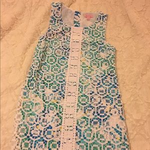 NWOT L. Pulitzer Rosalie lace shift dress