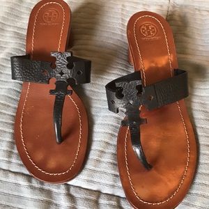Size 10 Tori Burch Sandals with heel