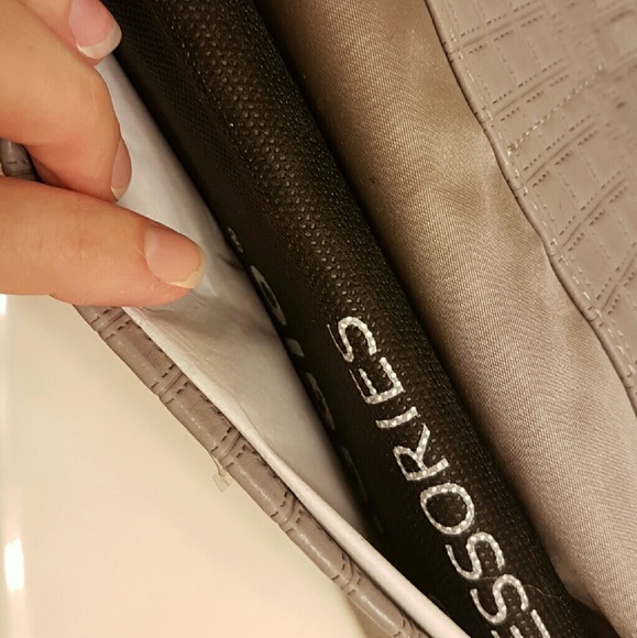 🛇SOLD🛇Laura Di Maggio grey leather clutch wallet - Picture 4 of 4