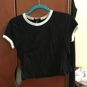 F21 Classic Ringer Tee
