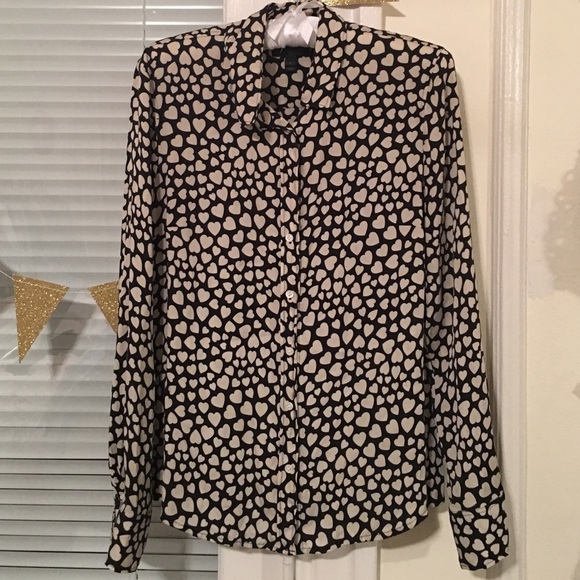 JCrew silk button down blouse