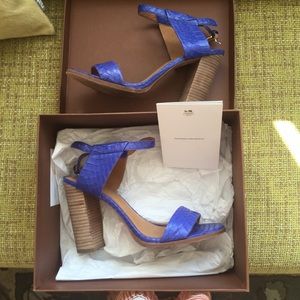 Coach chunky heel sandals